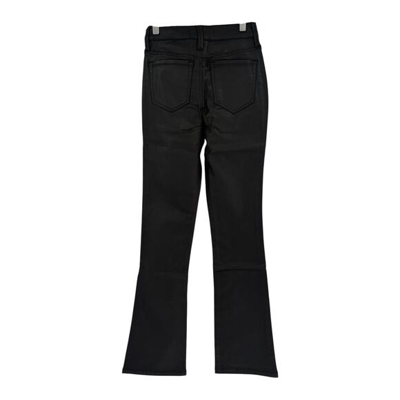 SANCTUARY Jeans Size 24 NEW Black Birdy Semi High Rise Flare Denim - Picture 5 of 6